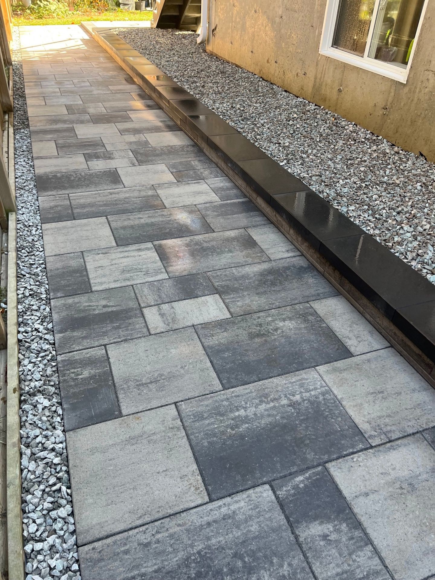 Custom Interlocking Pathways